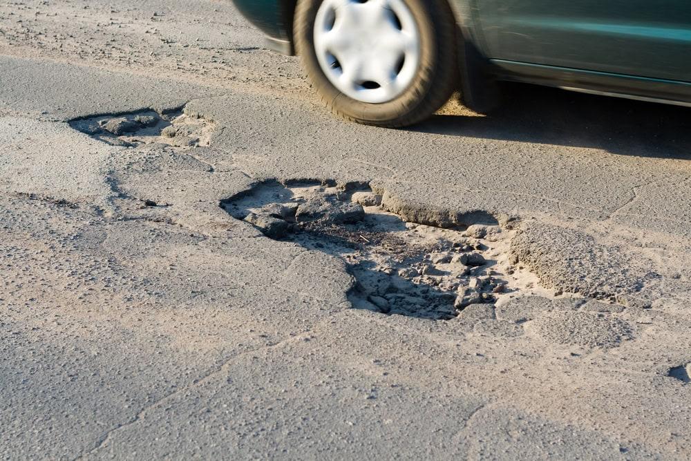 Government's attempt to assess damaged pavement and pothole repair.