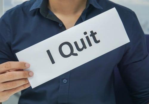 Impact of quitting on workers' compensation