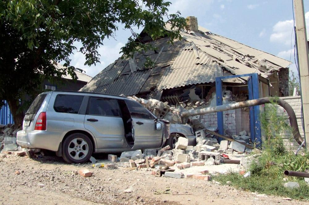 Filing a claim with the insurance company after a car accident on private property