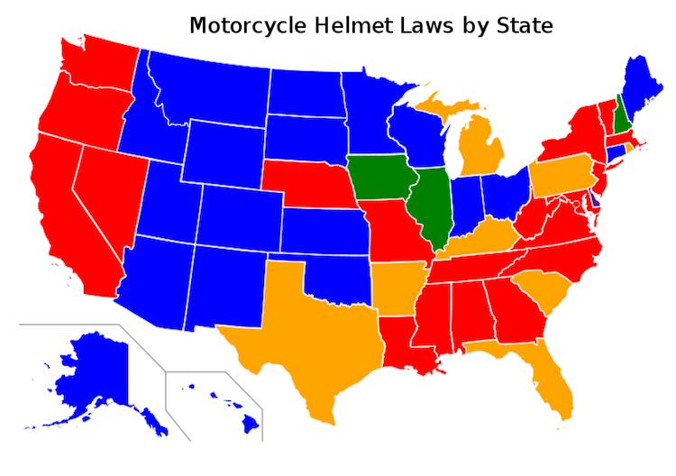 Motorcycle Helmet Laws