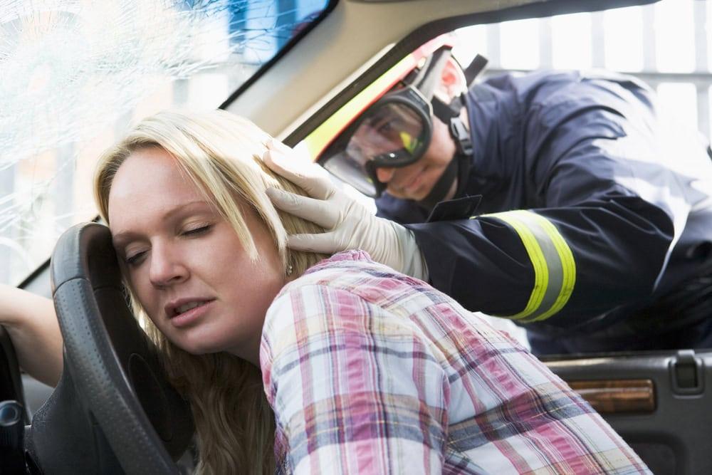 Law firm assisting with neck pain and traumatic brain injury after a serious auto accident.
