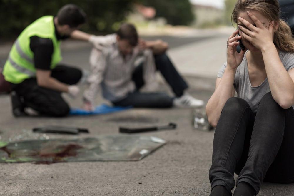 Car accident attorney in Peoria assisting a client with a car accident claim.