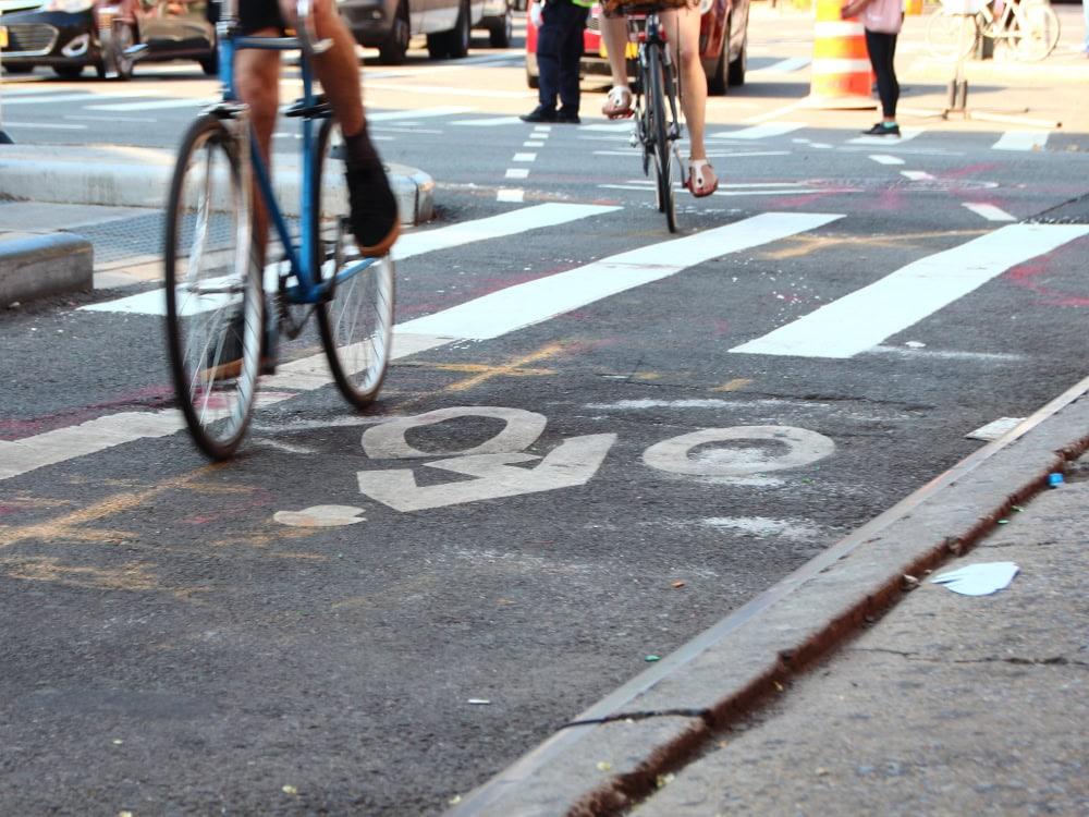 Bicycle accident attorneys reviewing evidence for an intersection crash.