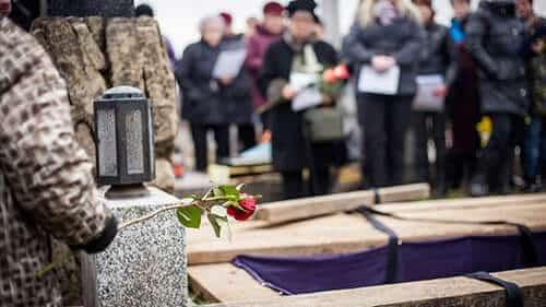 negligence of undertaker at funeral