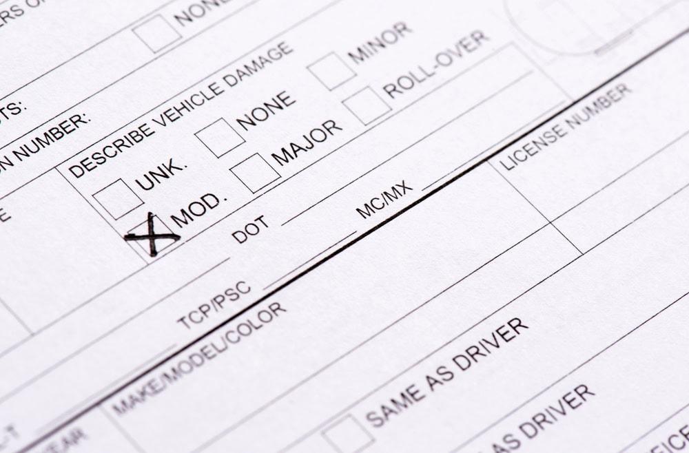 Law firm assisting injured clients with car accident police reports and claims.