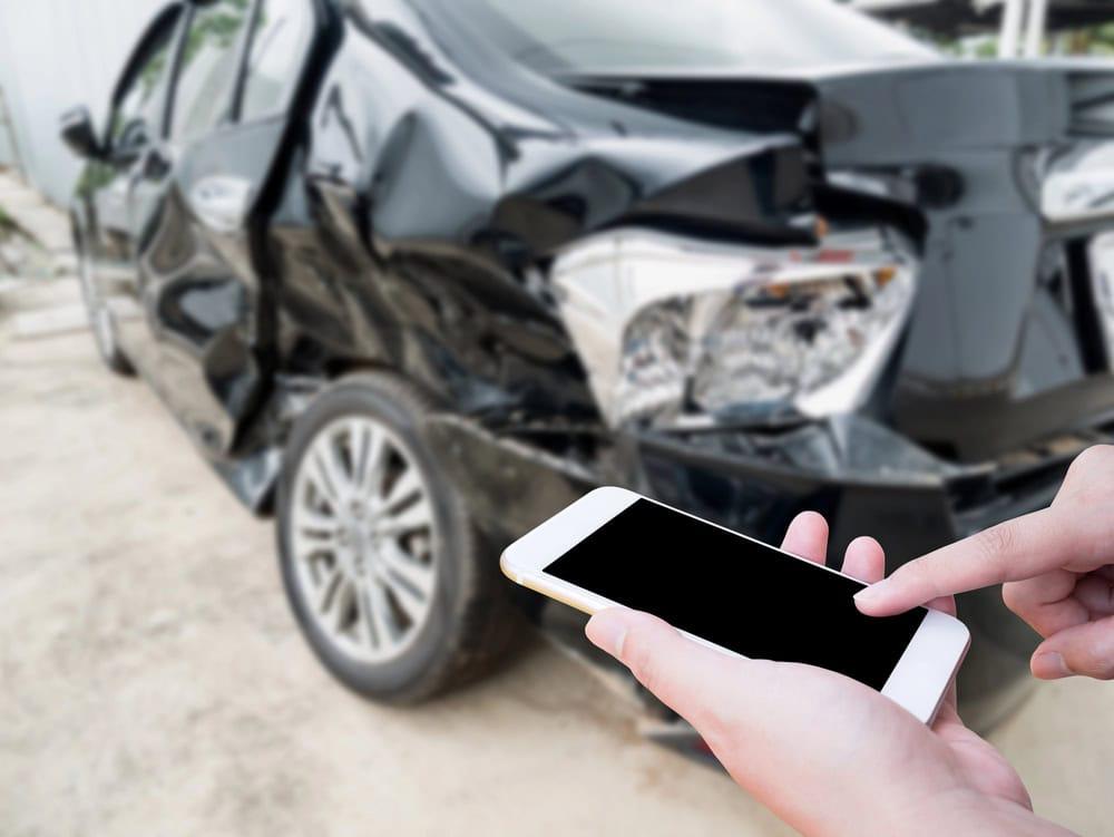 Champaign rideshare vehicle involved in a motor vehicle accident