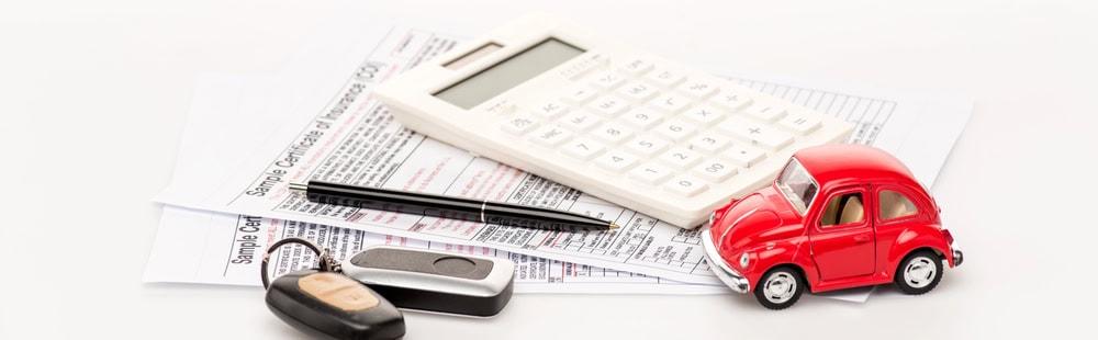 Car insurance rates after an accident on your driving history.