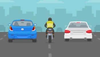 Laws Related to Lane Splitting on a Motorcycle