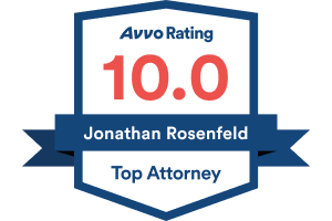 Avvo Rating 10 / Jonathan Rosenfeld / Top Attorney - Badges