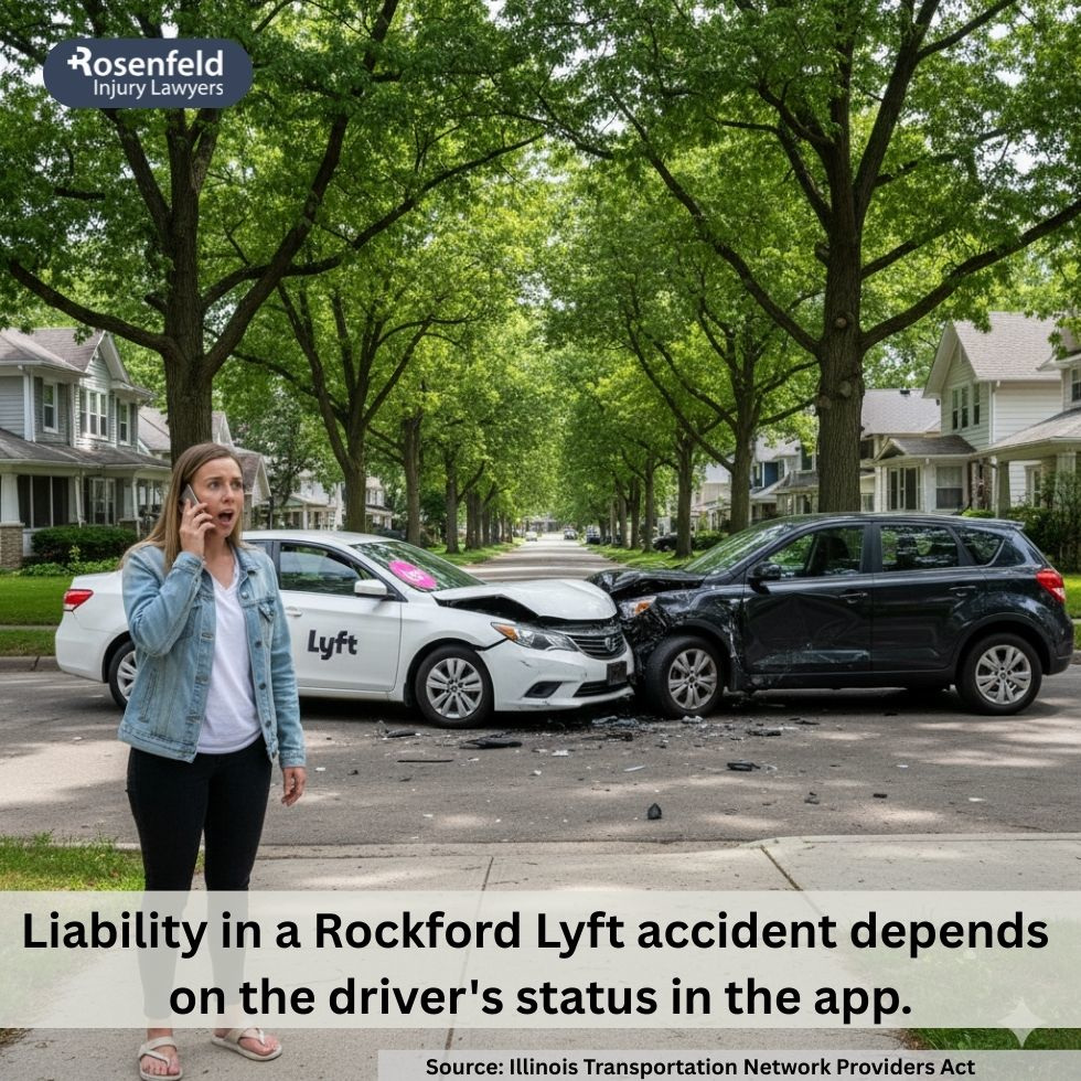 Gathering evidence for a Rockford rideshare accident claim
