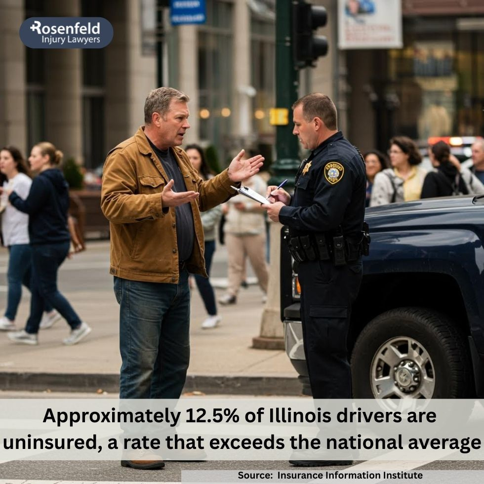 Filing a claim for an accident involving an uninsured or underinsured motorist in Chicago
