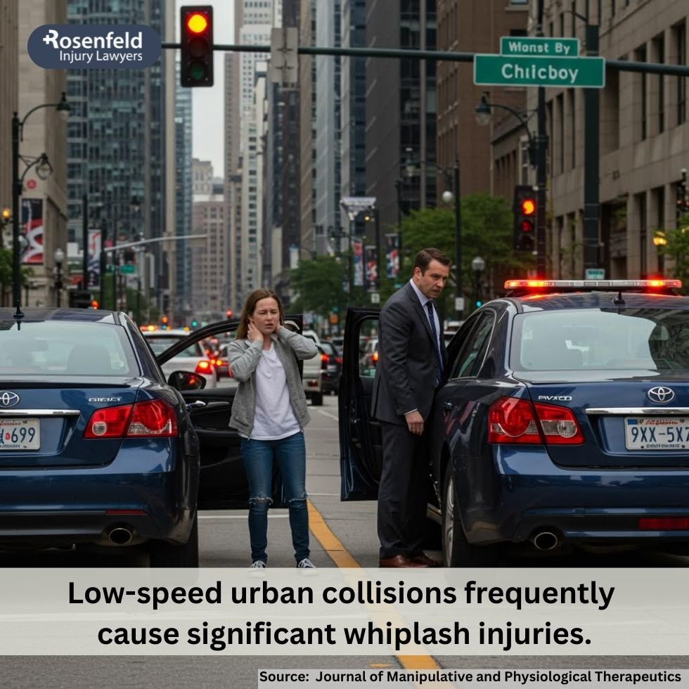 Whiplash injury caused by a Chicago car accident