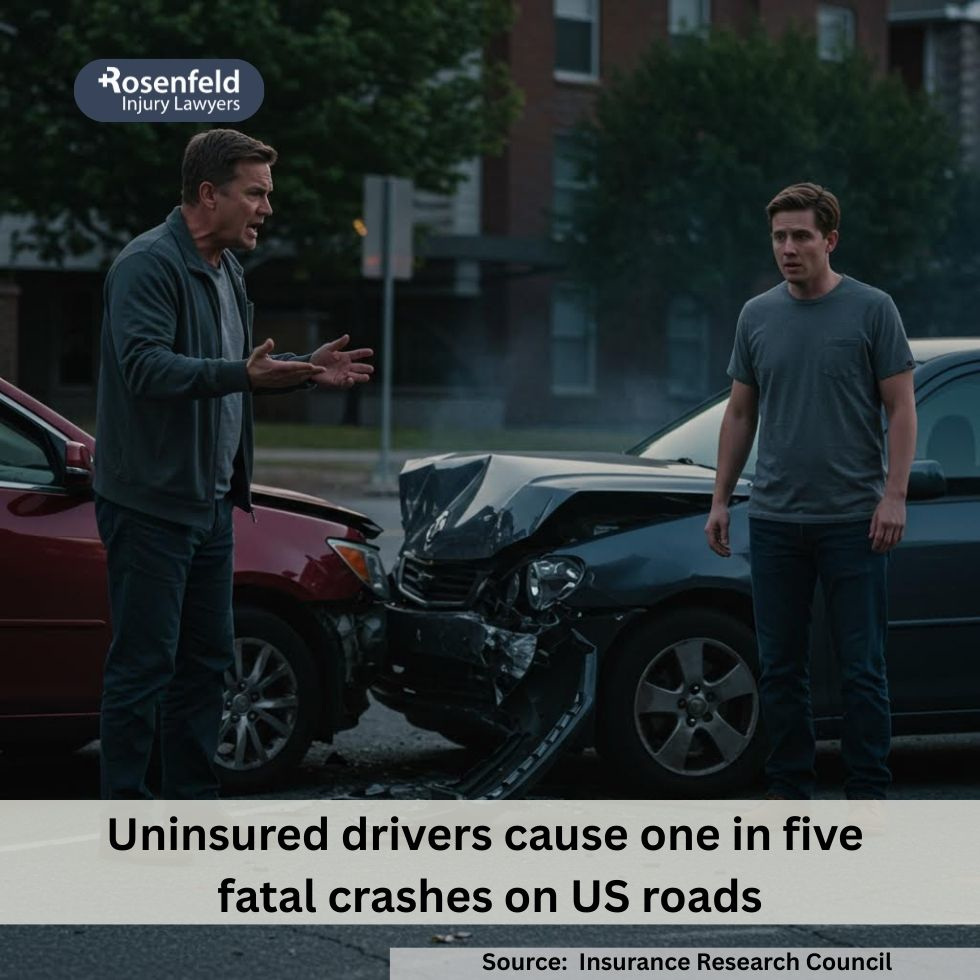 Personal injury lawyer offering legal advice after a car accident without insurance.