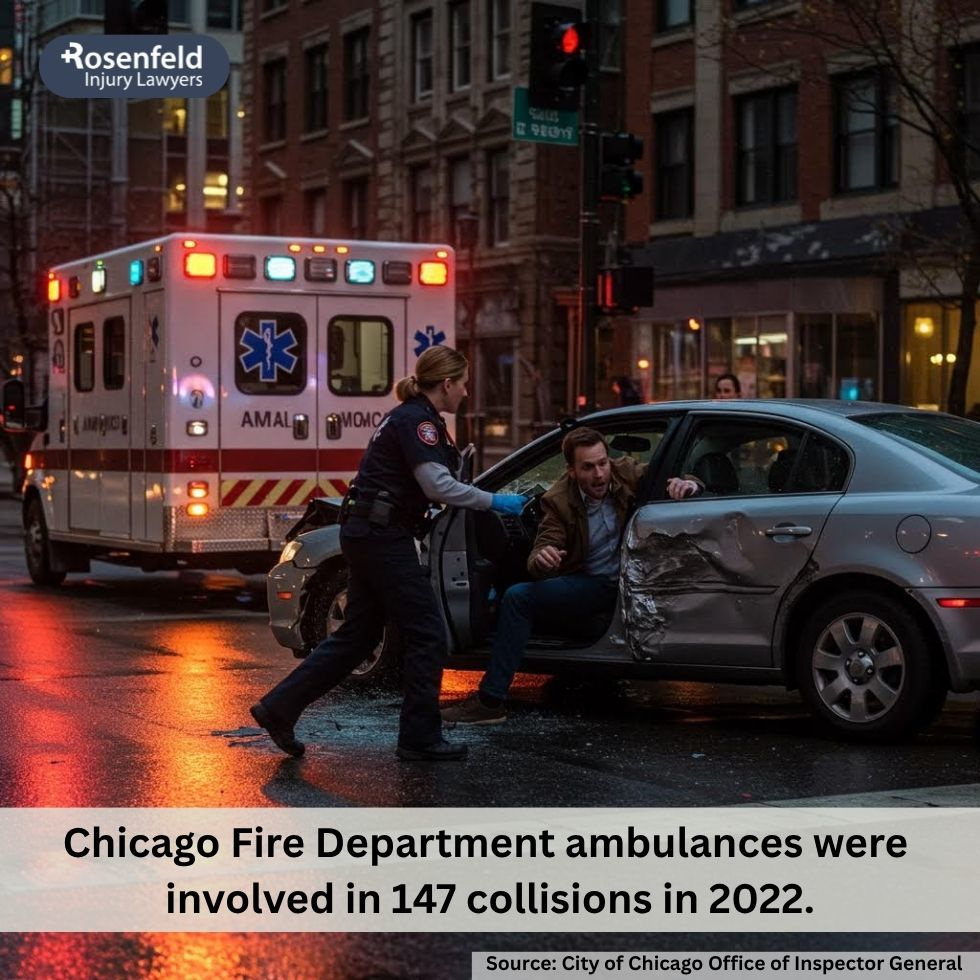 Chicago ambulance accident lawyer helping victims of emergency vehicle crashes.