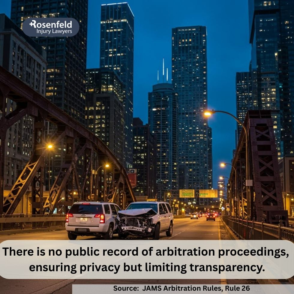 Attorney managing the arbitration process against an insurance company.