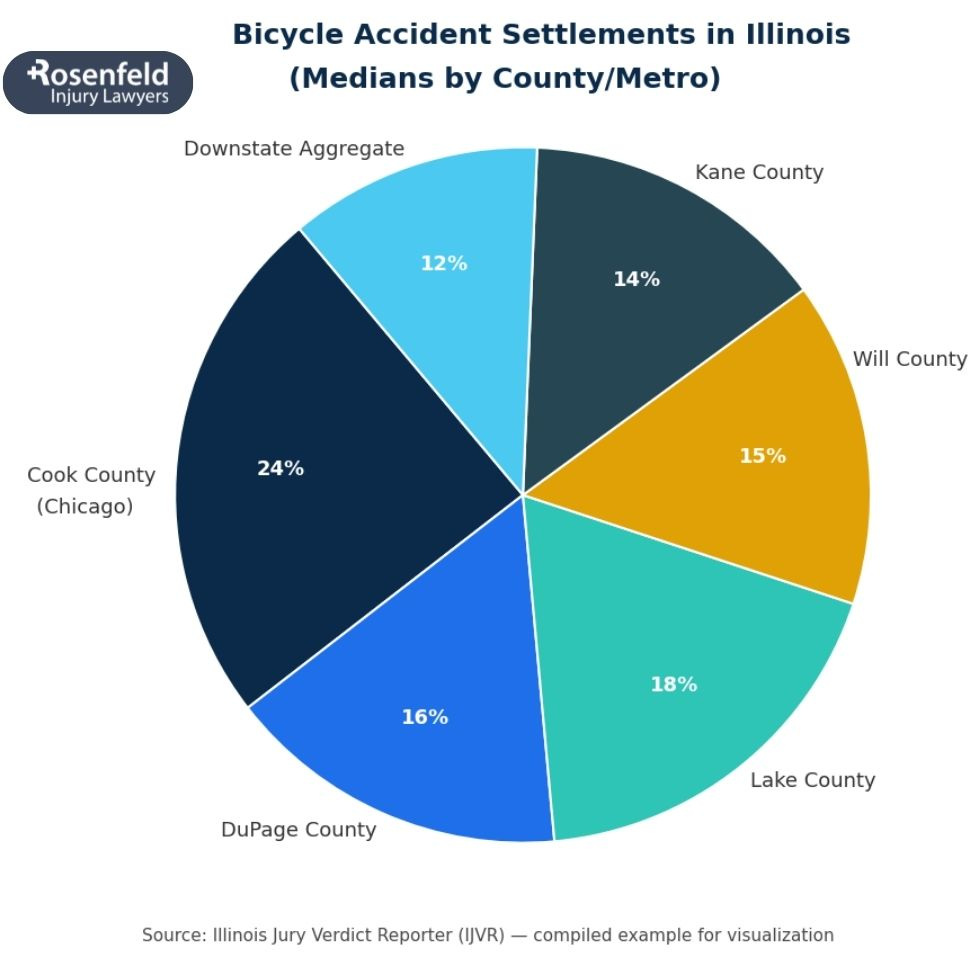 Law firm helping clients understand average bicycle accident settlements.