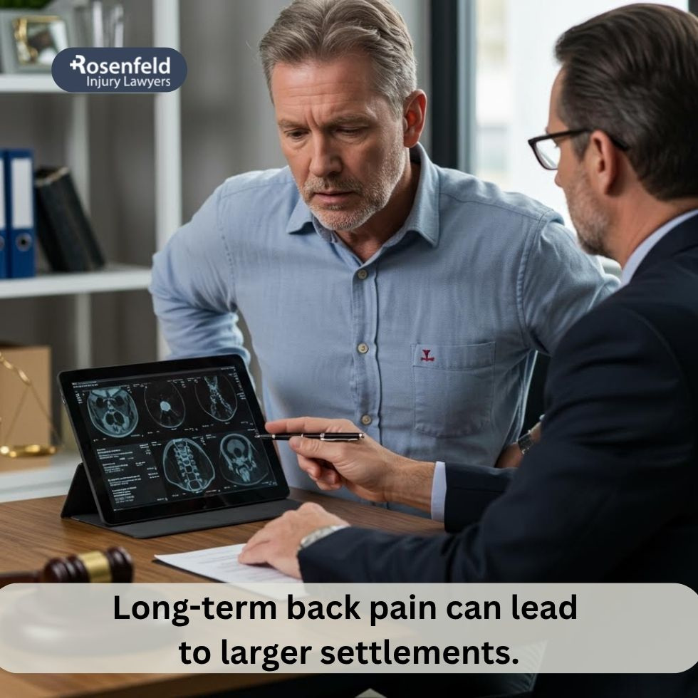 Top lawyer representing clients with herniated disc injuries after a car accident.
