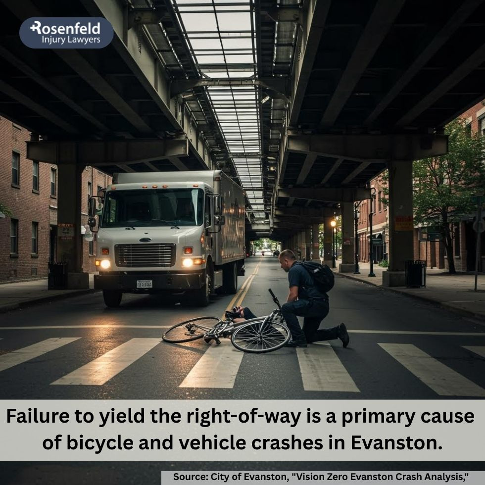 Filing a bicycle accident claim in Evanston, IL.