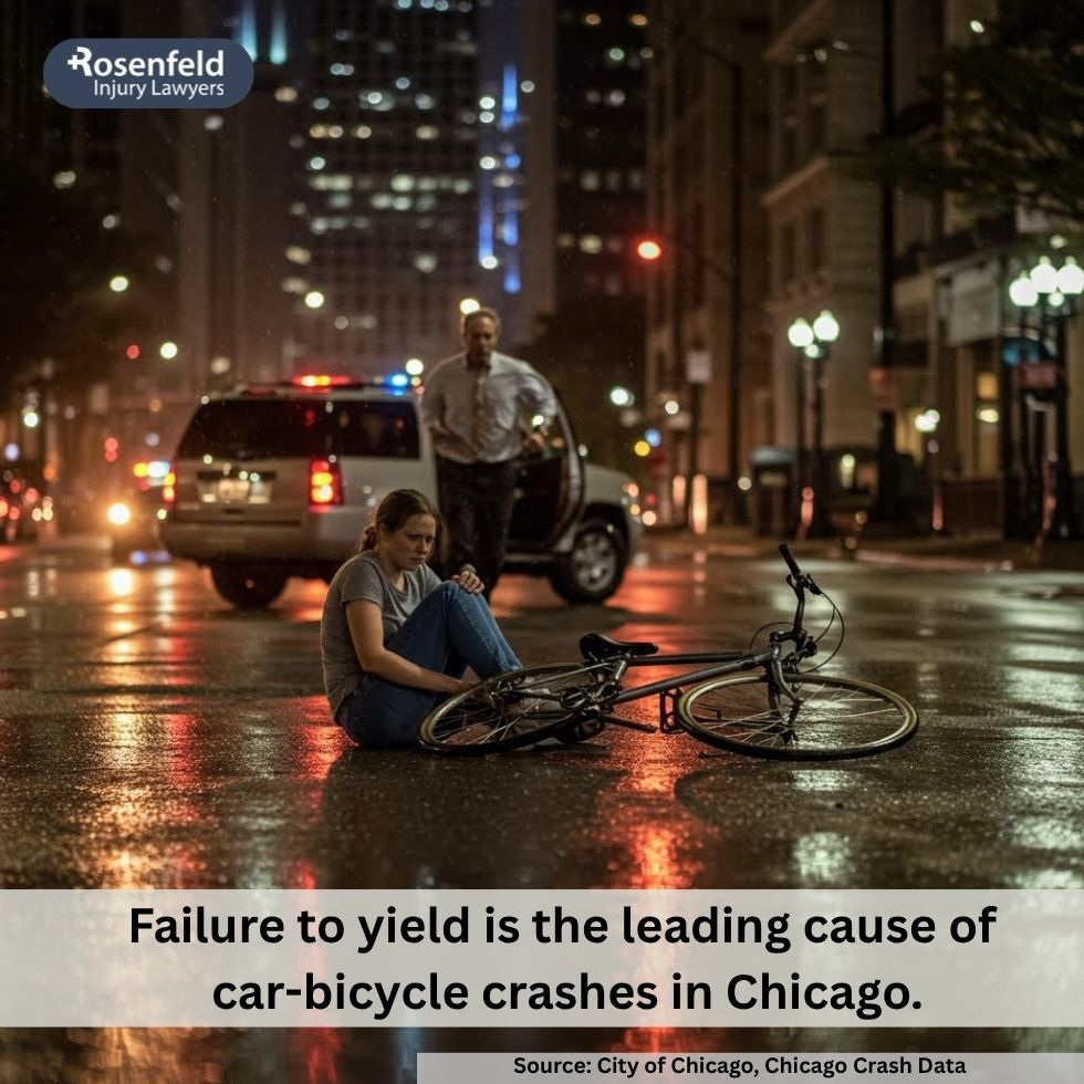 Chicago bicycle injury lawyer representing cyclists hit by a driver that failed to stop.