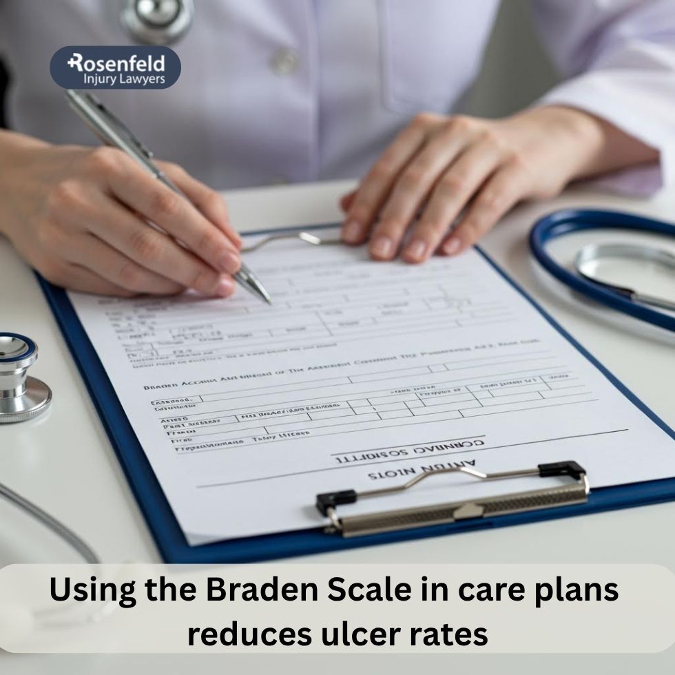 Medical chart displaying the Braden Scale used for pressure ulcer assessment.

