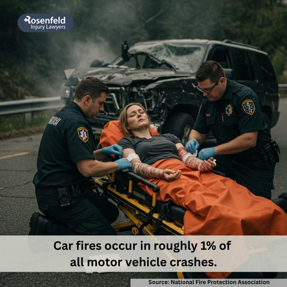 Personal injury lawyer helping car accident victims with severe burn injuries