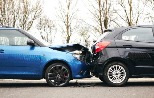Rear-end collision fault