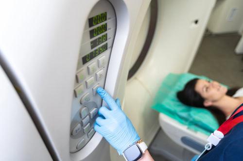 Clean MRI scan after a car accident
