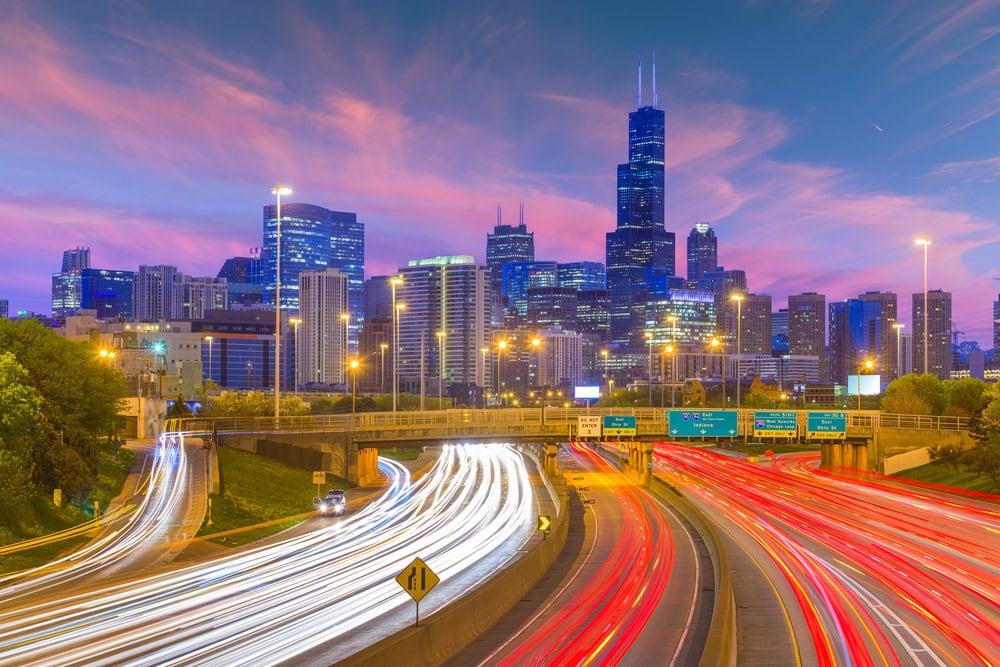 Chicago car accident victim injured during heavy rush hour traffic