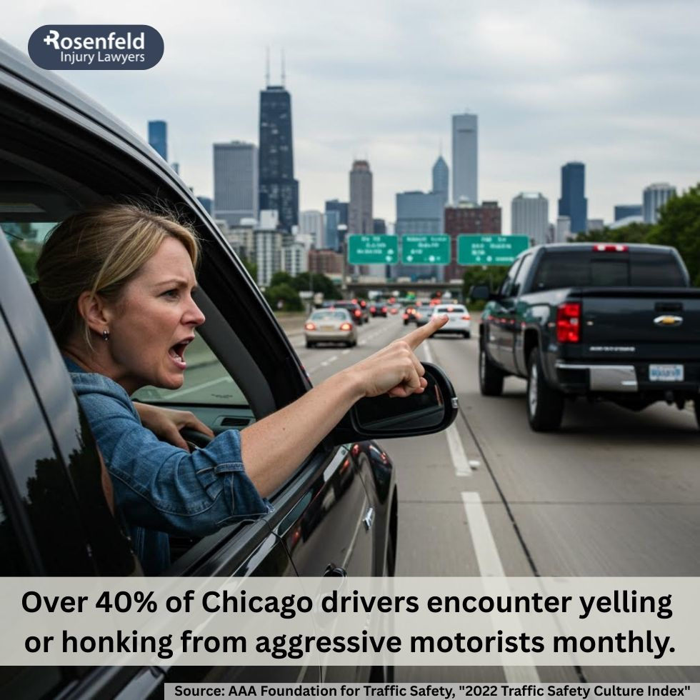 Chicago car accident attorney fighting for road rage and reckless driving victims.