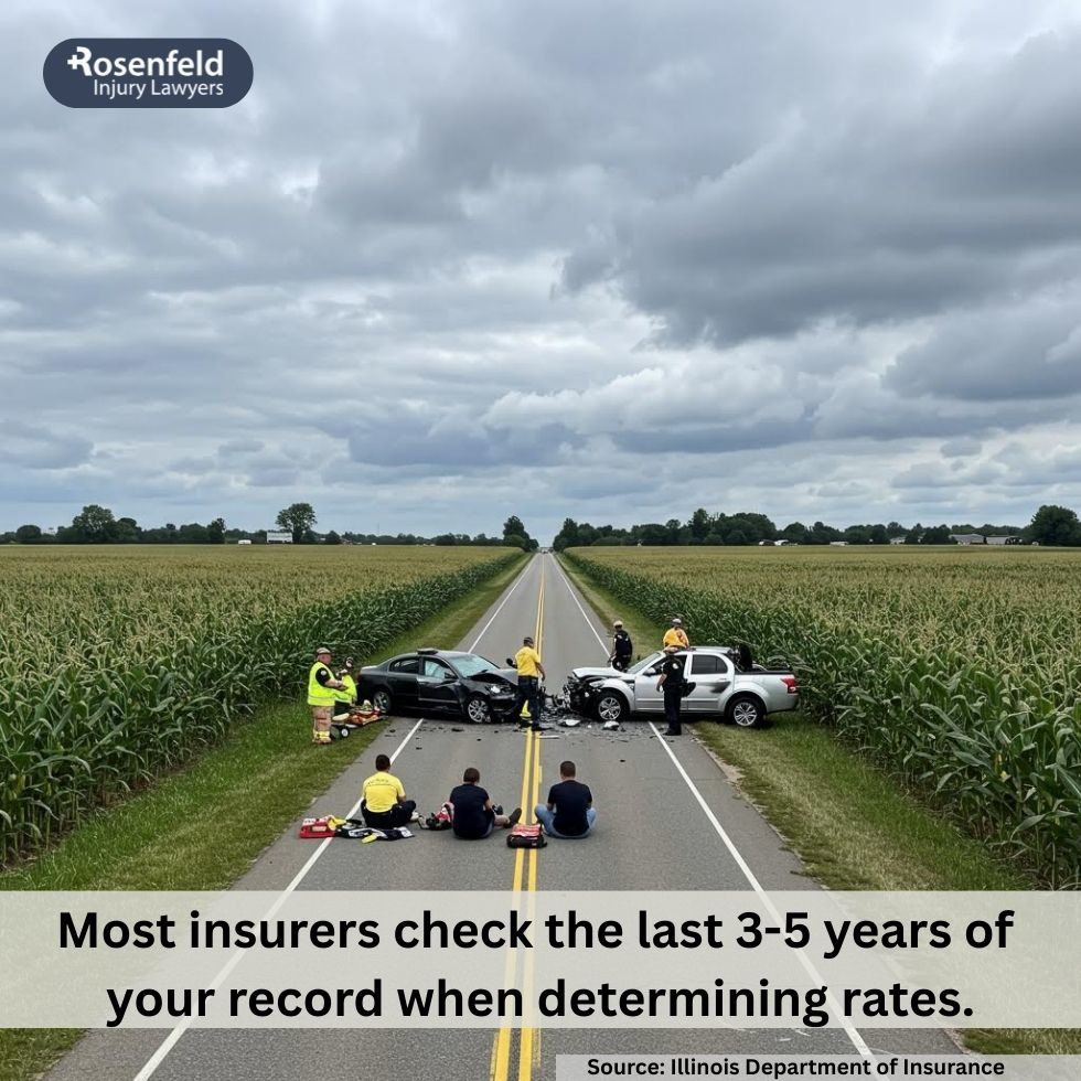 How a car accident can impact your driving record and insurance rates.
