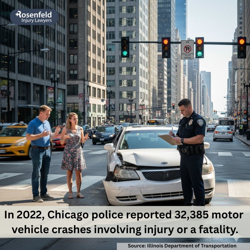 Law firm assisting injured clients with car accident police reports and claims.