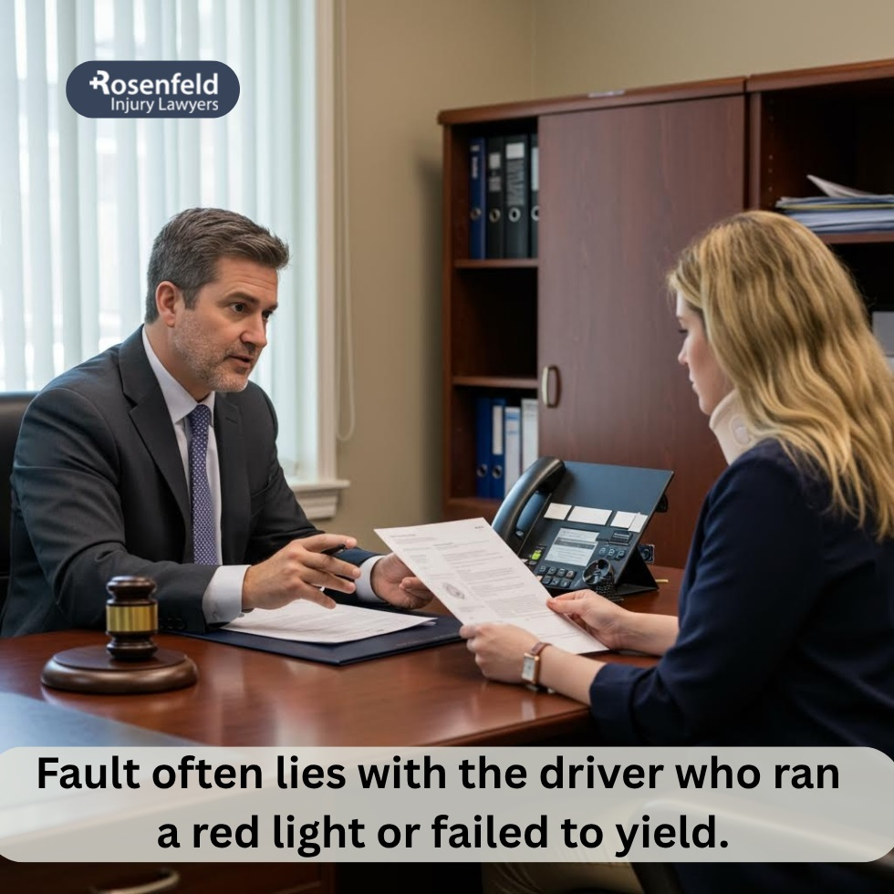 Attorney assisting clients injured in T-bone car accidents.