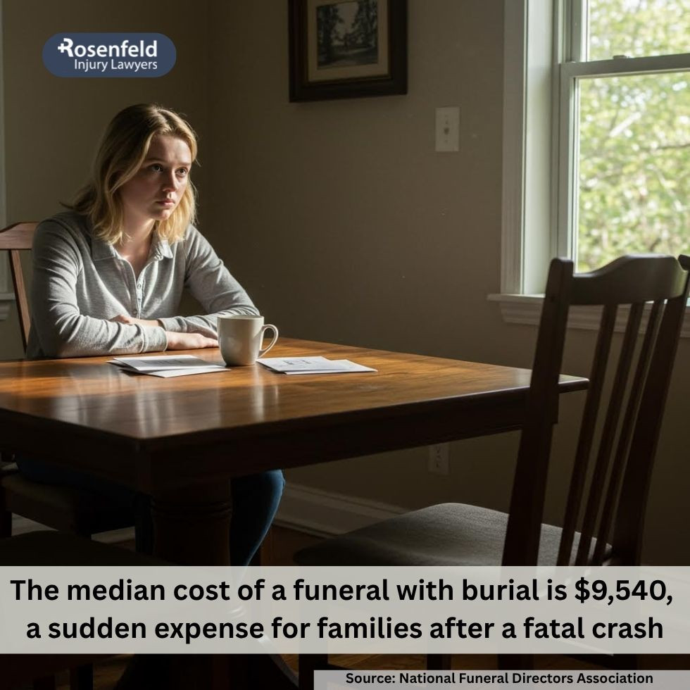 Funeral and burial expenses following a wrongful death in a car accident
