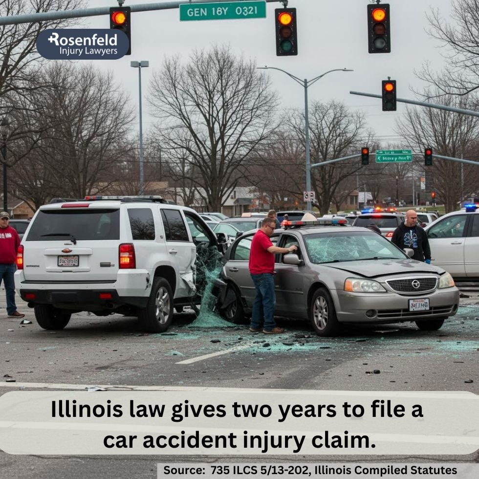 Chicago lawyer explaining the Illinois statute of limitations for car accidents.