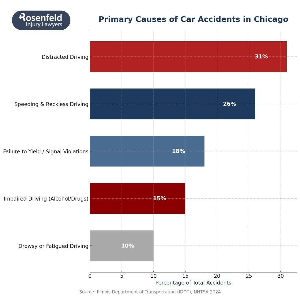 Personal injury lawyer helping clients after car accidents in Illinois.