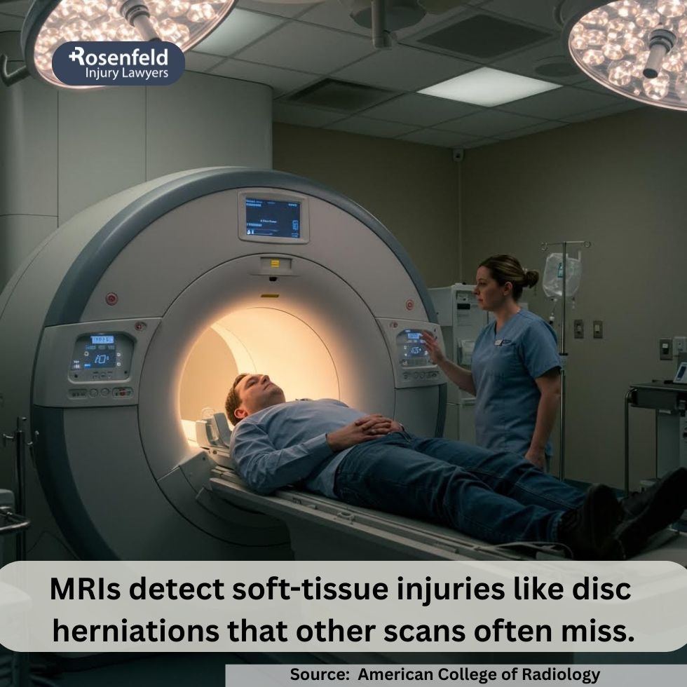 Chicago attorney helping clients after a car accident requiring an MRI and injury diagnosis