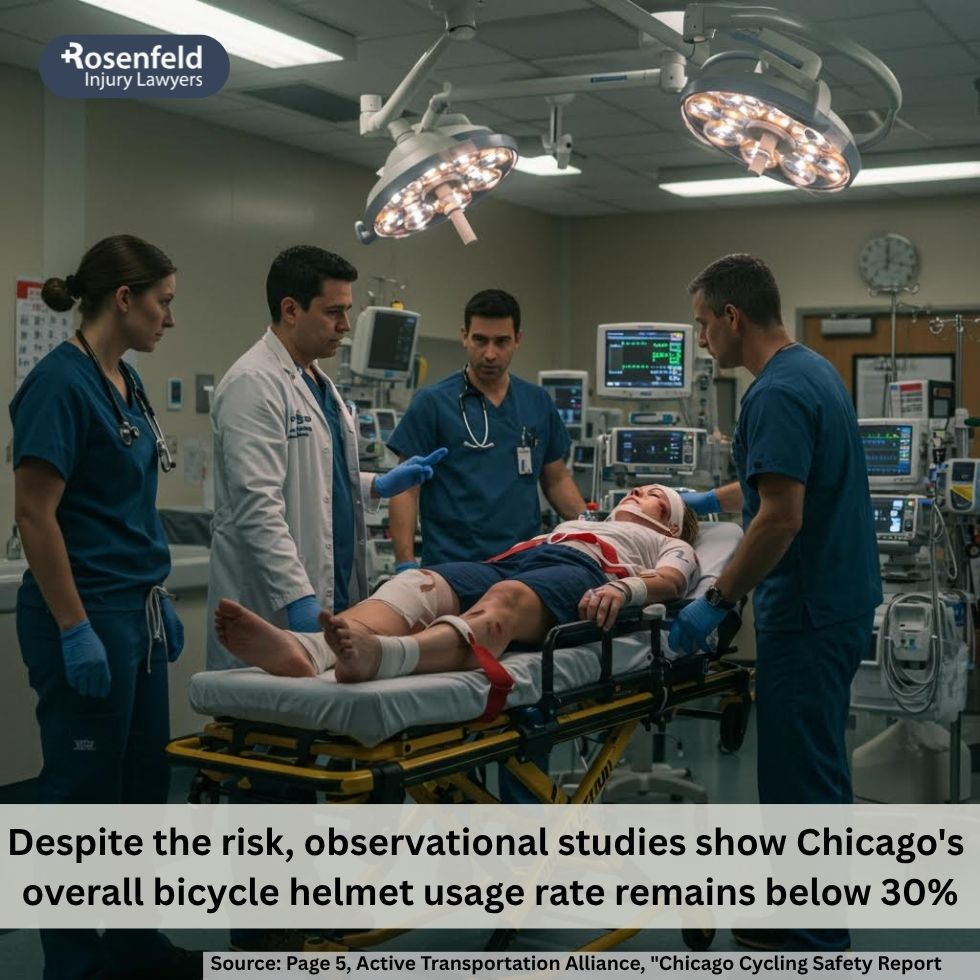A Chicago law firm handling brain injury cases for cyclists injured in bicycle accidents.