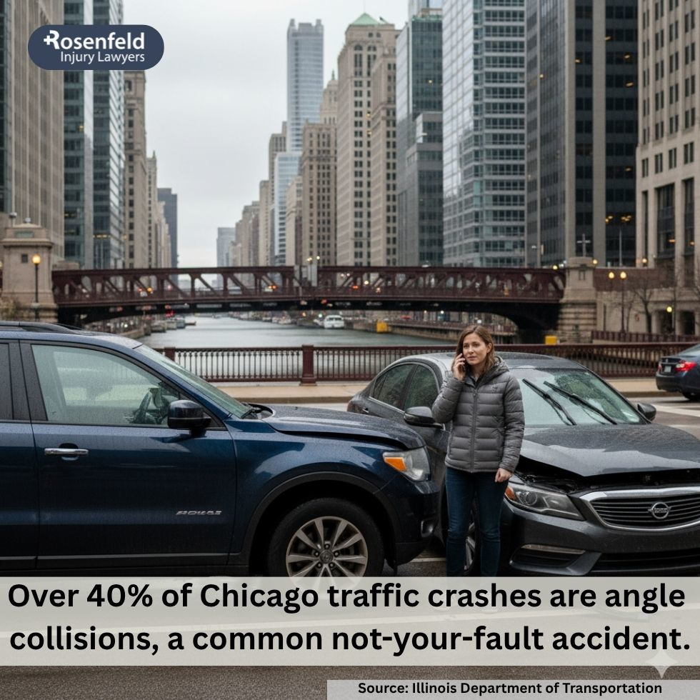 Chicago car accident lawyer proving fault against the other driver.