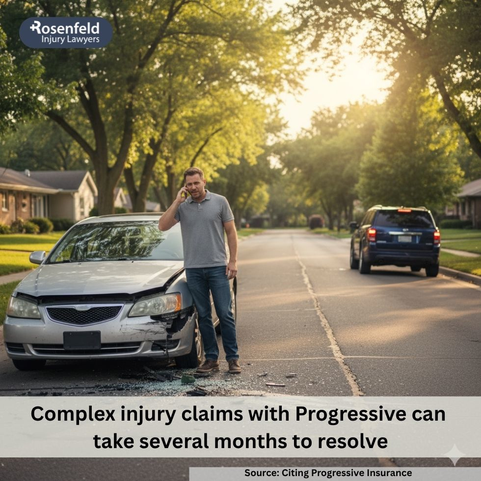 A Chicago car accident lawyer helping a client with a Progressive claim time limit case.