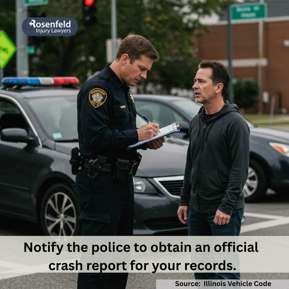 Chicago car accident lawyer explaining what to do after a car crash for an insurance claim