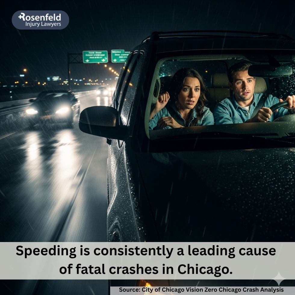 Chicago car accidents lawyer handling distracted driving injury cases.