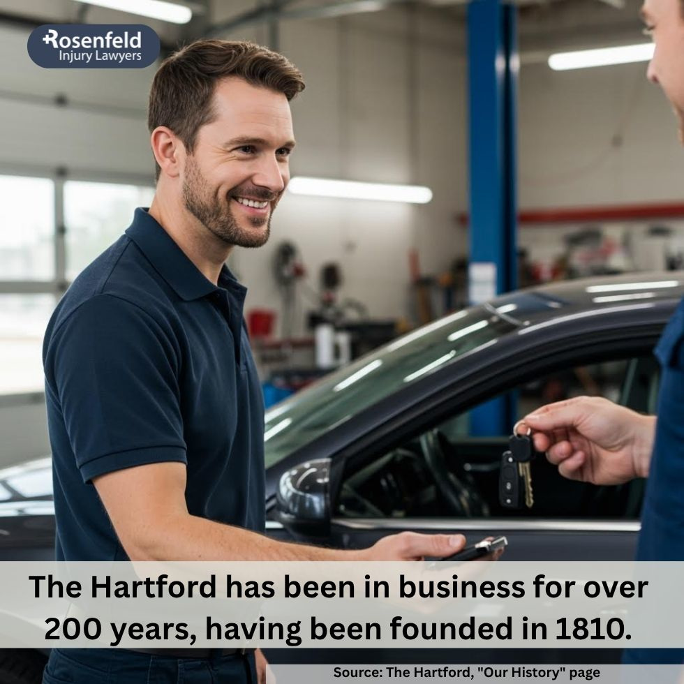 Chicago lawyer helping clients file a Hartford car insurance claim after an accident.