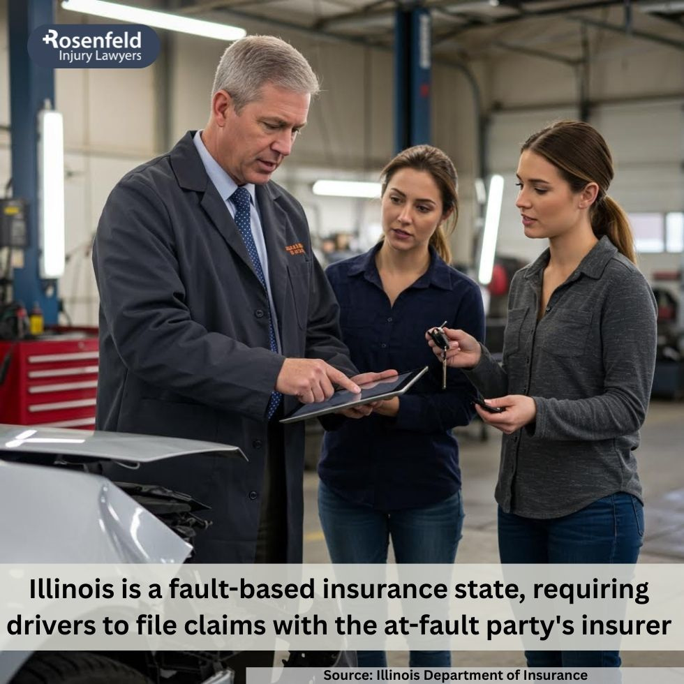 Chicago car insurance claim lawyer reviewing medical bills after a car accident