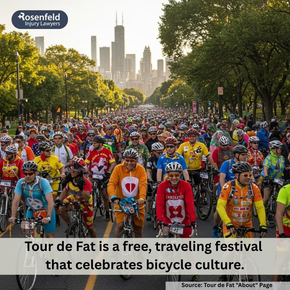 A law firm supporting cyclists and promoting safe participation in Chicago cycling events.