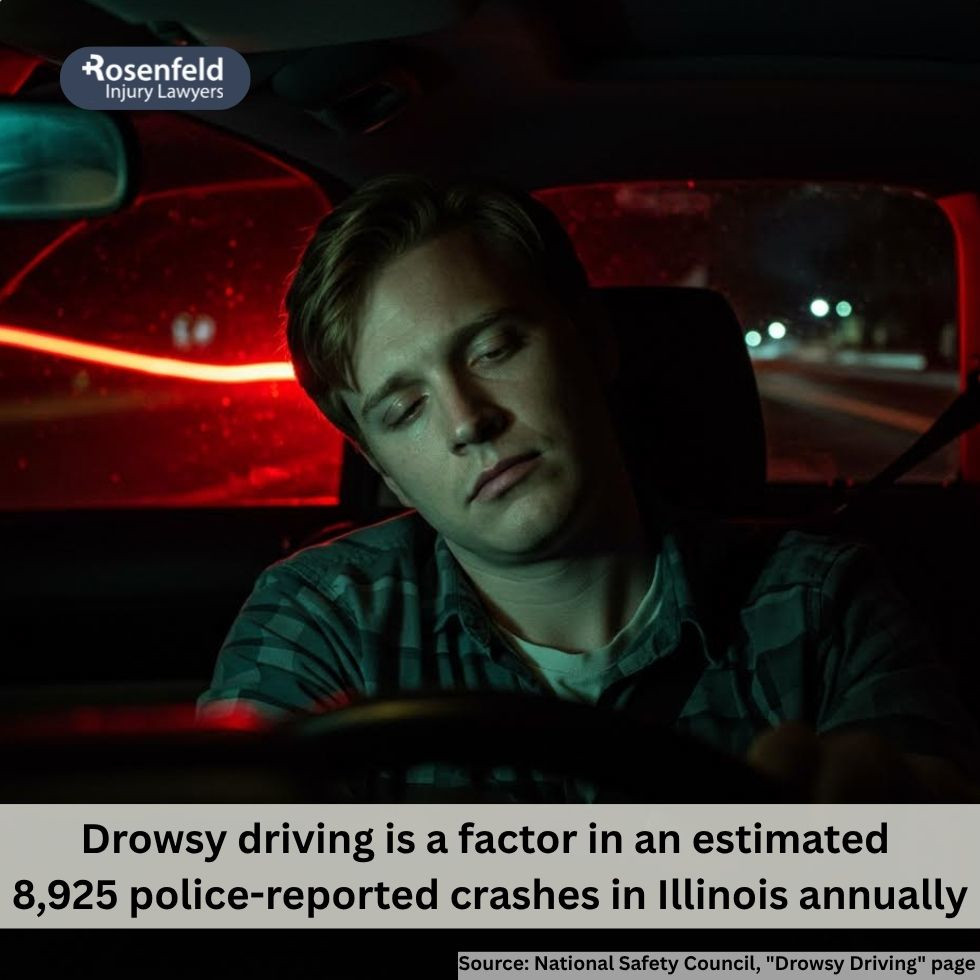 Chicago drowsy driving accident lawyer assisting victims after a serious car accident.