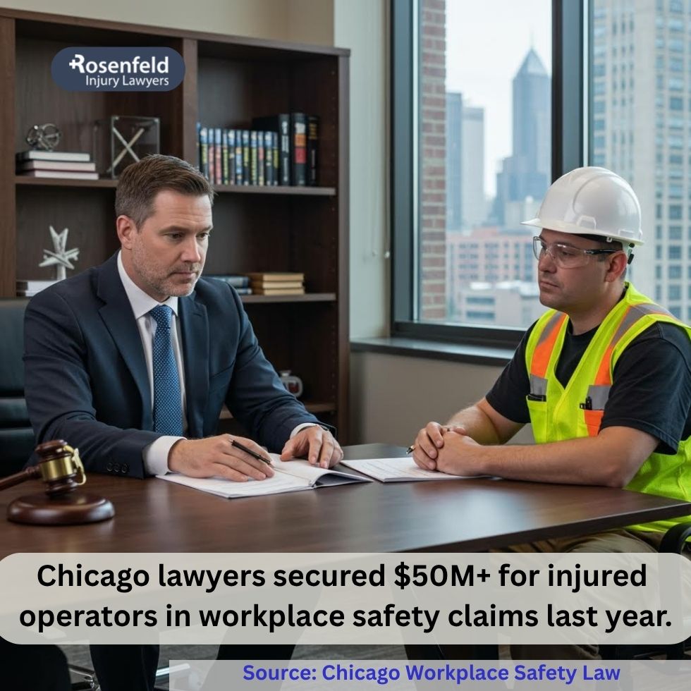 Chicago lawyer helping injured operators with workplace safety claims.