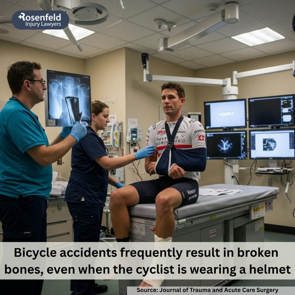 A Chicago law firm handling fracture injury cases for cyclists injured in bicycle crashes.