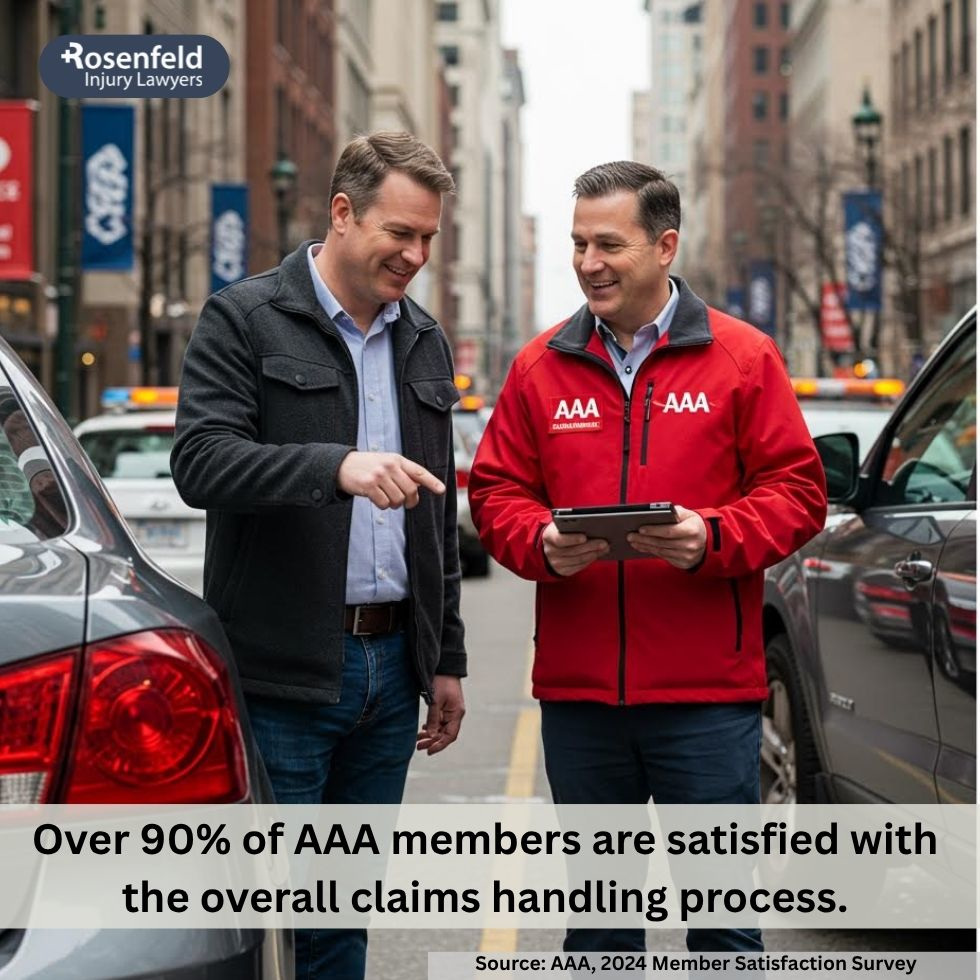 Chicago lawyer helping clients file an AAA car insurance claim for medical bills