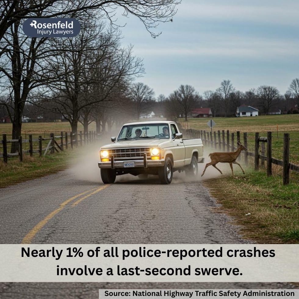 Chicago lawyer explaining if you are at fault after swerving to avoid an accident