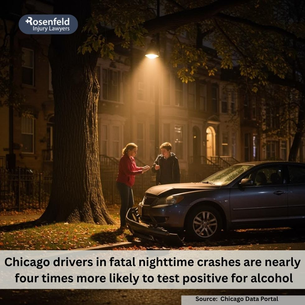 Chicago lawyer handling personal injury claims from nighttime car accidents and fatal crashes.